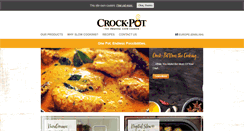 Desktop Screenshot of crockpoteurope.com