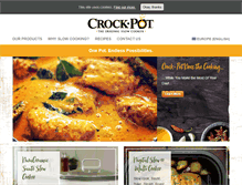 Tablet Screenshot of crockpoteurope.com